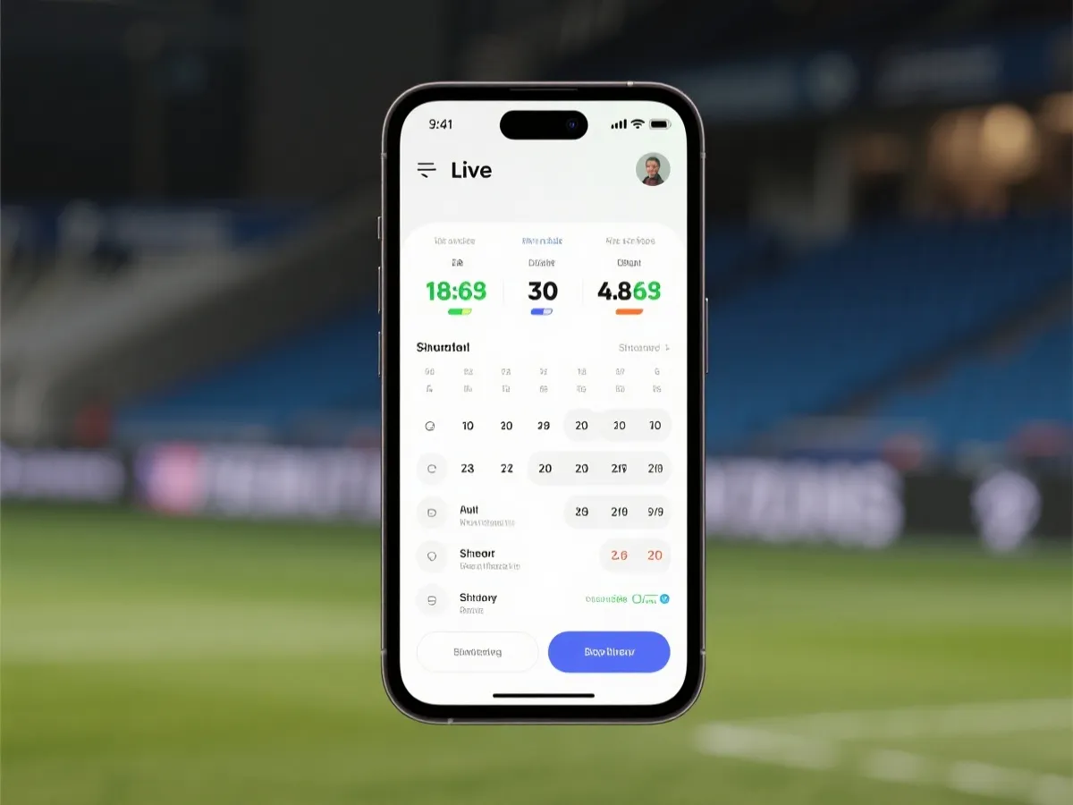 App赛况与赛程界面